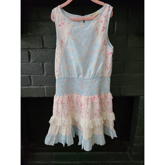 Hannah Banana Other - Hannah Banana Boho Cottage Core vintage Smocked Floral dress size 10